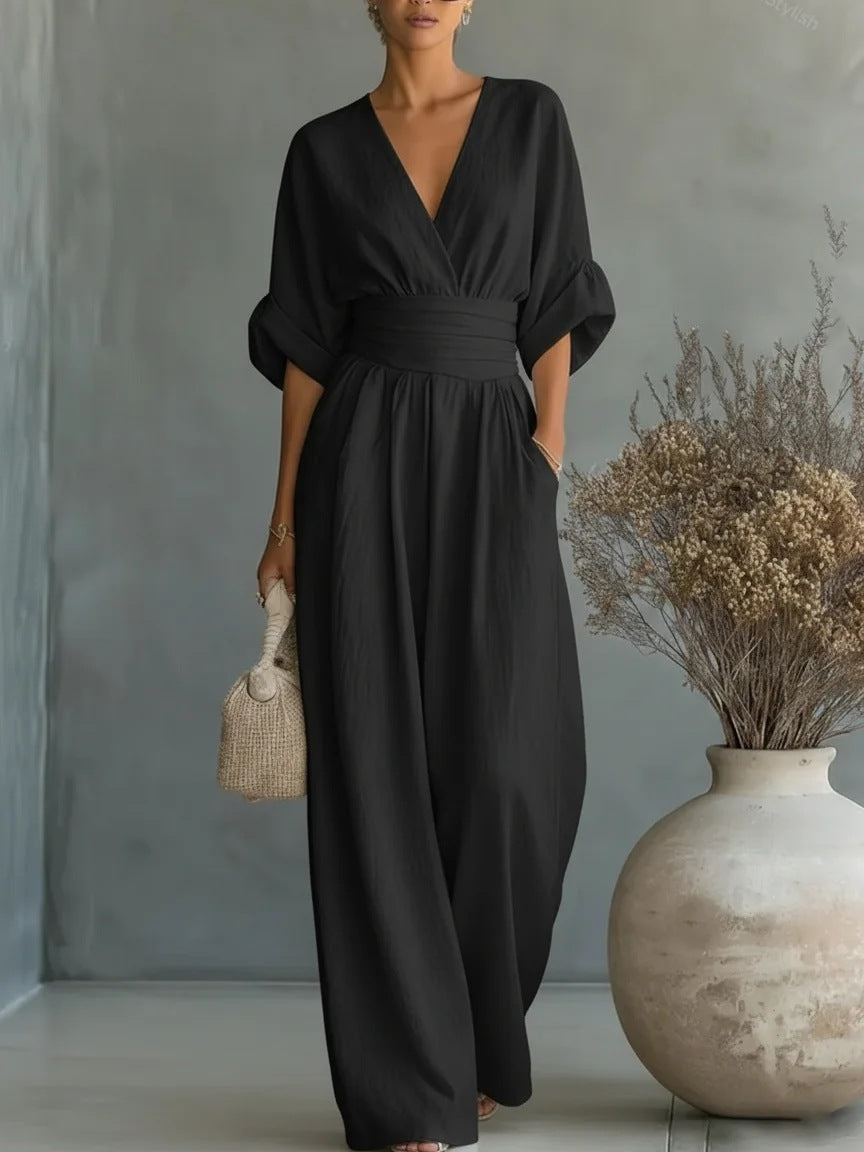 Tiziana vestido mangas fluidas