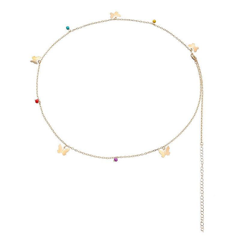 Alma | Cinturón de cadena con mariposas