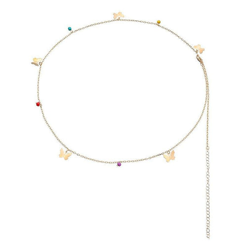 Alma | Cinturón de cadena con mariposas