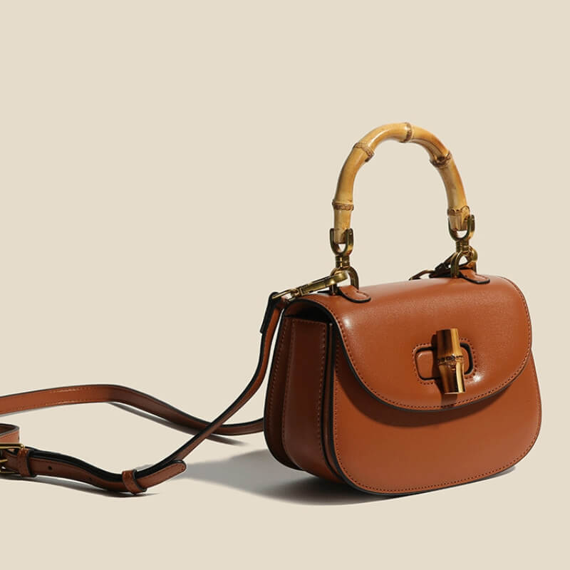 Valentina | Bolso con detalles de bambú - imagen 5