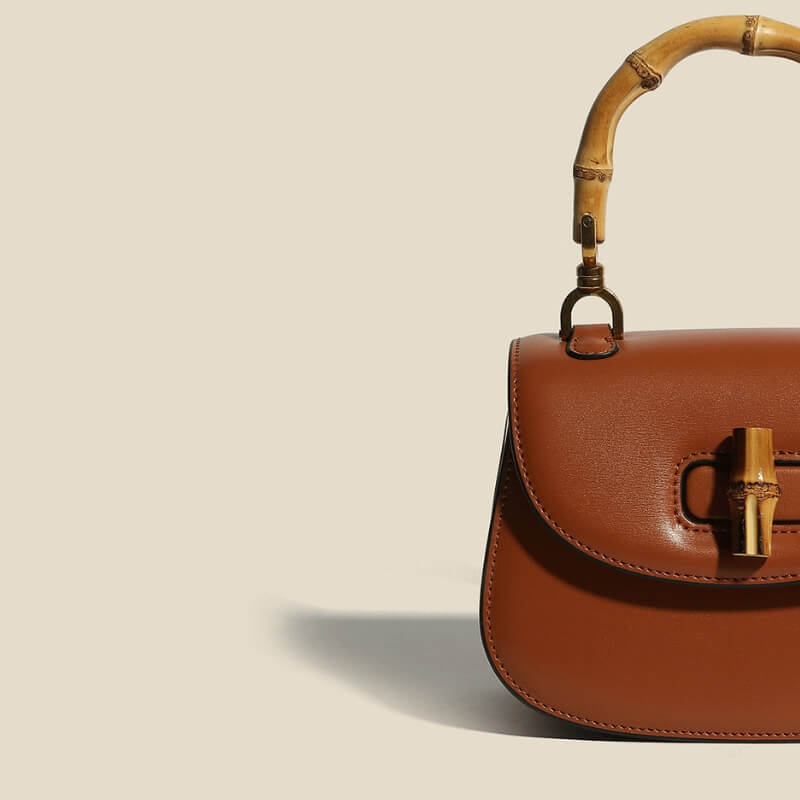 Valentina | Bolso con detalles de bambú - imagen 6