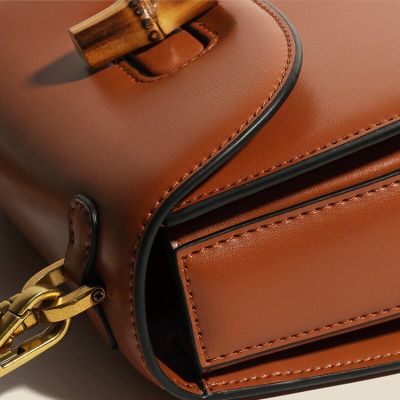Valentina | Bolso con detalles de bambú - imagen 7