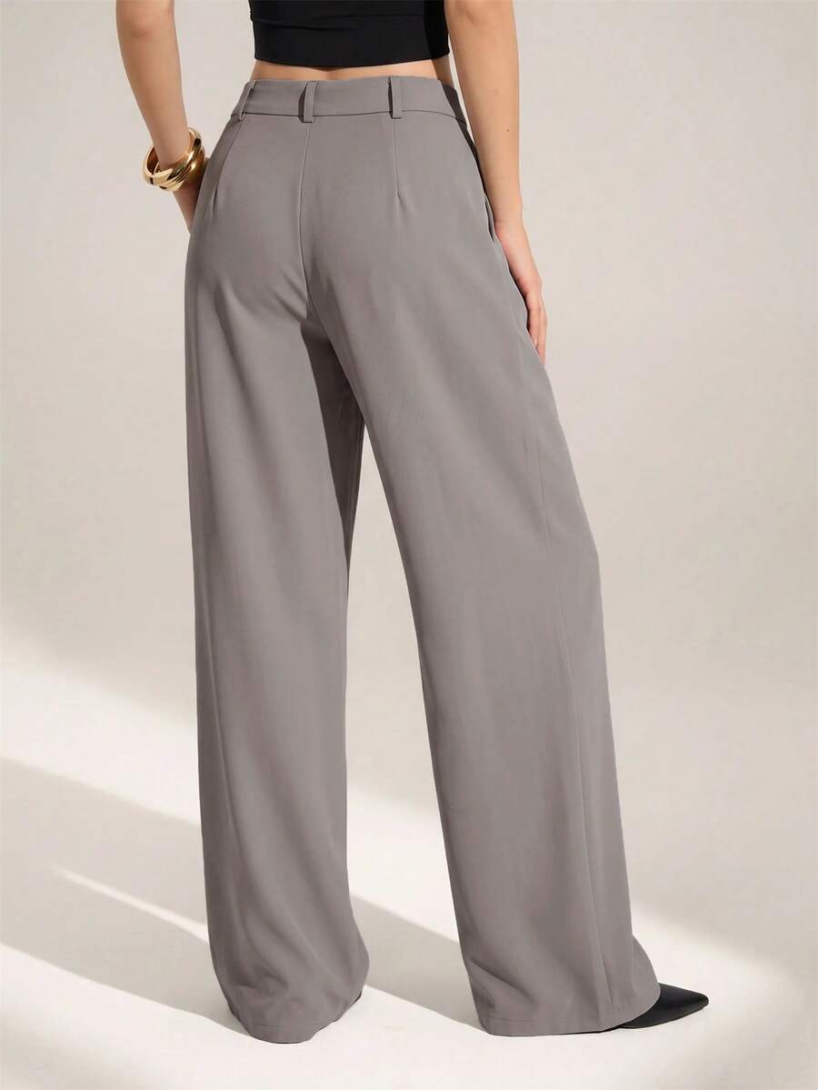 Vega pantalón palazzo Gris 2