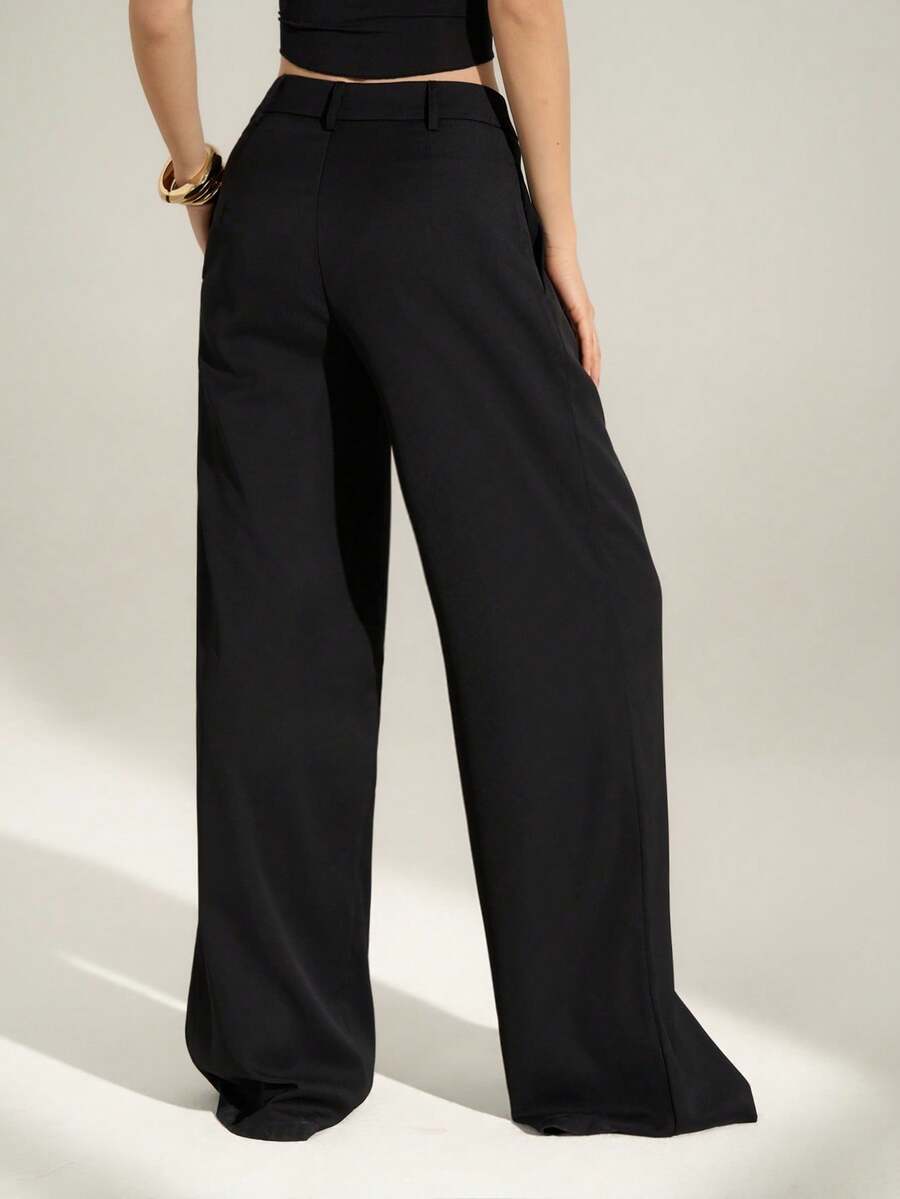 Vega pantalón palazzo Negro 2